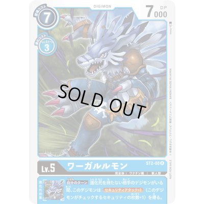 画像1: 〔状態B〕(-)(illus:tessy)ワーガルルモン【R】{ST2-08}《青》