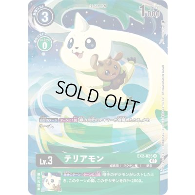 画像1: 〔状態A-〕(02)(illus:YAMURETSU)テリアモン【R】{EX2-025}《緑》