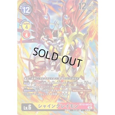 画像1: 〔状態A-〕(02)(パラレル/illus:Tonamikanji)シャイングレイモン【SR-P】{BT12-043}《多》