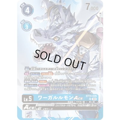 画像1: 〔状態B〕(03)(illus:Tonamikanji)ワーガルルモンACE【SR】{BT15-026}《青》