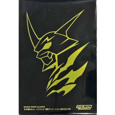 画像1: スリーブ『オメガモン(黒背景/金イラスト/TAMER'S EVOLUTION BOX -RISE OF DIGIMON-)』5枚【-】{-}《サプライ》