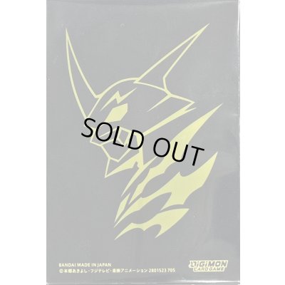 画像1: スリーブ『オメガモン(黒背景/金イラスト/TAMER'S EVOLUTION BOX -RISE OF DIGIMON-)』5枚【-】{-}《サプライ》