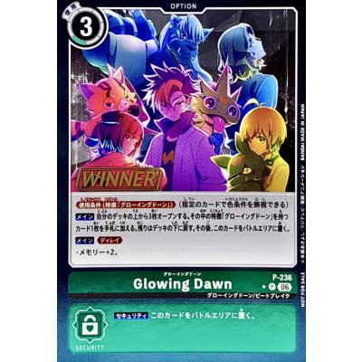 画像1: (06)(WINNER)Glowing Dawn【P】{P-236}《緑》
