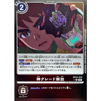 画像1: (05)(黒枠/LM仕様)神グレード解放【C-P】{EX10-070}《黒》