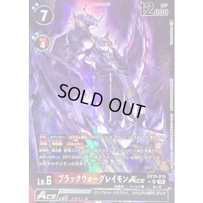 画像1: 〔状態A-〕(05)(パラレル/illus:TakeuchiMoto)ブラックウォーグレイモンACE【SR-P】{EX10-010}《多》