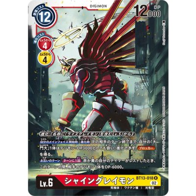 画像1: (02)シャイングレイモン【R】{BT13-018}《多》