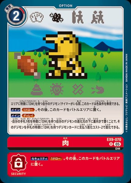 画像1: (05)肉【R】{EX9-070}《赤》 (1)