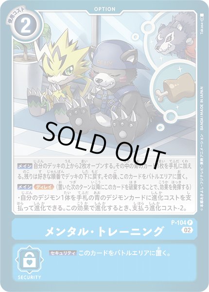 画像1: 〔状態C〕(02)メンタル・トレーニング【P】{P-104}《青》 (1)