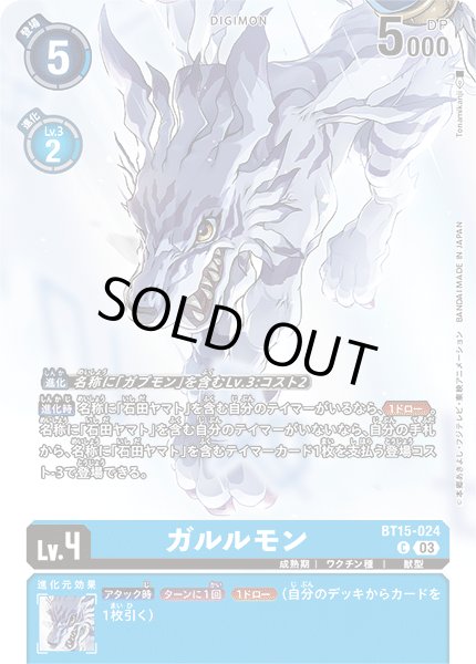 画像1: 〔状態A-〕(03)(illus:Tonamikanji)ガルルモン【C】{BT15-024}《青》 (1)