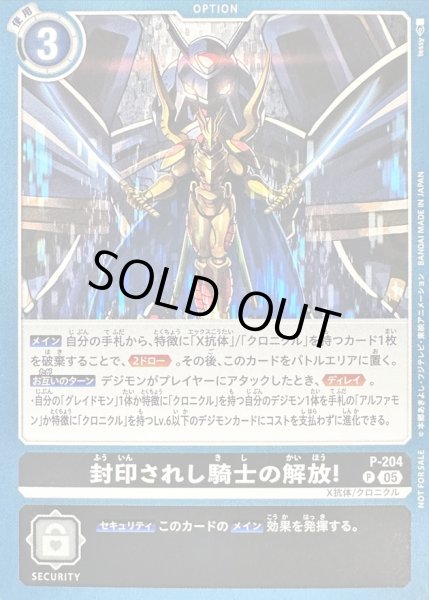 画像1: (05)封印されし騎士の解放！【P】{P-204}《黒》 (1)