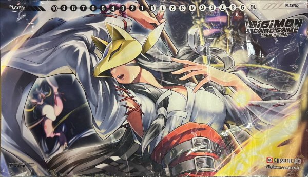 画像1: プレイマット『サクヤモン:巫女モード(海外限定)』【-】{-}《サプライ》 (1)