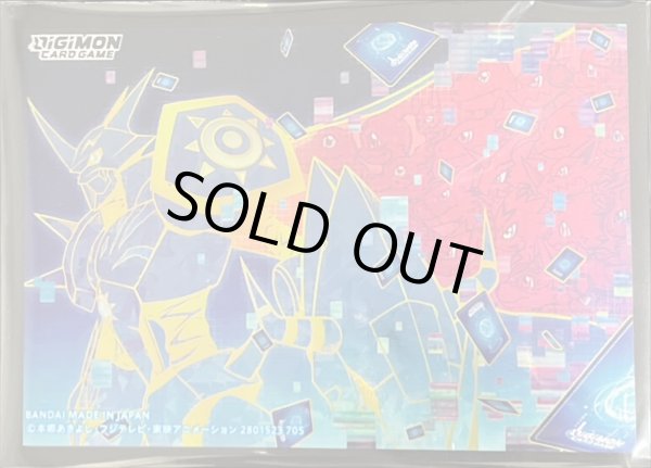 画像1: スリーブ『オメガモン(青背景/TAMER'S EVOLUTION BOX -RISE OF DIGIMON-)』50枚【-】{-}《サプライ》 (1)