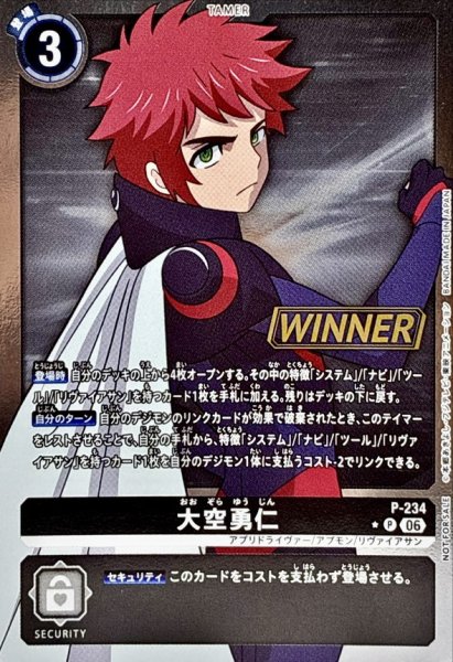 画像1: (06)(WINNER)大空勇仁【P】{P-234}《黒》 (1)