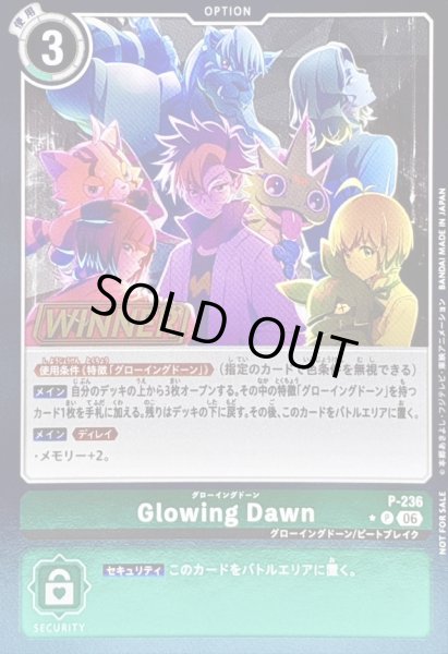 画像1: 〔状態A-〕(06)(WINNER)Glowing Dawn【P】{P-236}《緑》 (1)