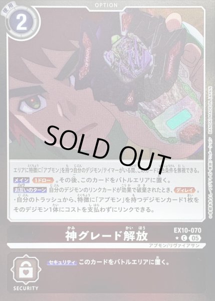画像1: 〔状態B〕(05)(黒枠/LM仕様)神グレード解放【C-P】{EX10-070}《黒》 (1)