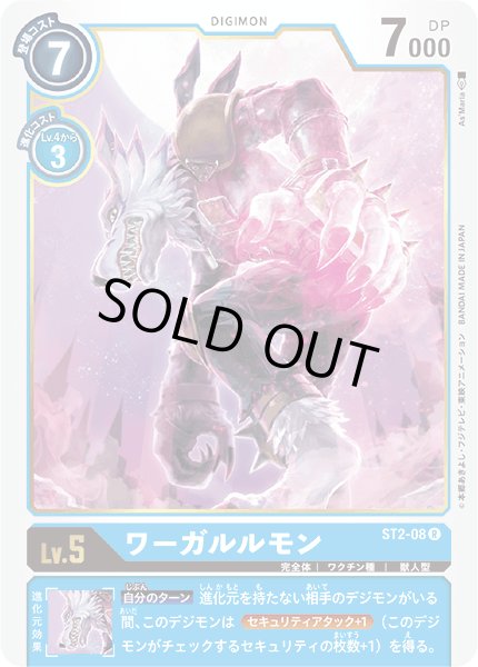 画像1: 〔状態A-〕(-)(illus:As'Maria)ワーガルルモン【R】{ST2-08}《青》 (1)