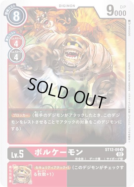 画像1: (02)ボルケーモン【U】{ST12-09}《多》 (1)