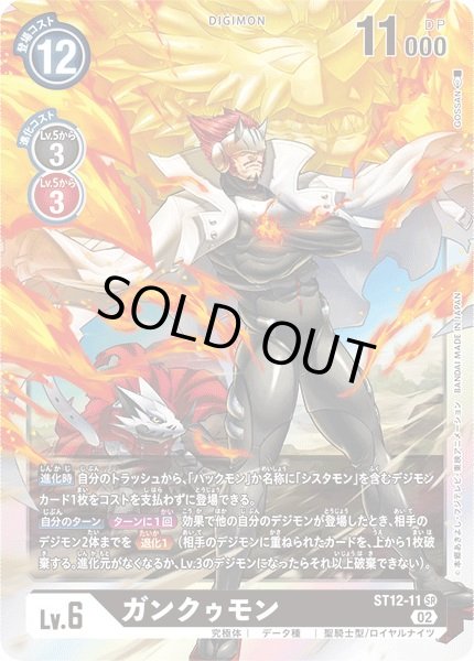 画像1: 〔状態A-〕(02)ガンクゥモン【SR】{ST12-11}《黒》 (1)