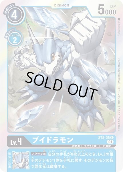 画像1: 〔状態A-〕(01)ブイドラモン【R】{ST8-05}《青》 (1)